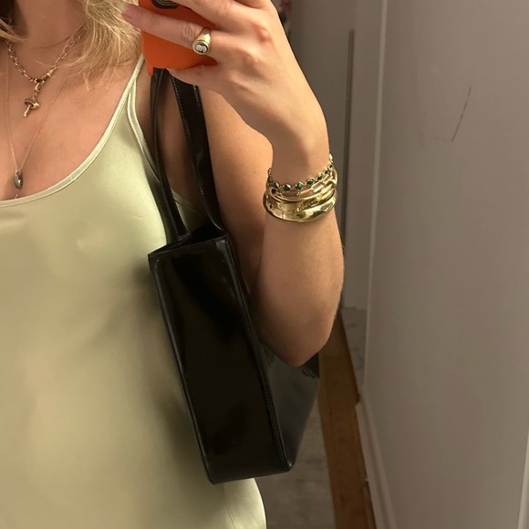 Extremely rare, vintage, black pattern, leather Chanel bag - Picture 8 of 10